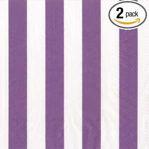  Ideal Home Range 3 Ply Paper Lunch Napkins, Purple and 