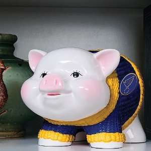 St Louis Blues Ceramic Piggy Bank:  Sports & Outdoors