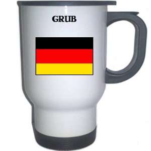  Germany   GRUB White Stainless Steel Mug Everything 
