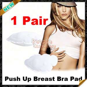 Breast Push Up Magic Bra Chest Insert Pad Washable Pair  