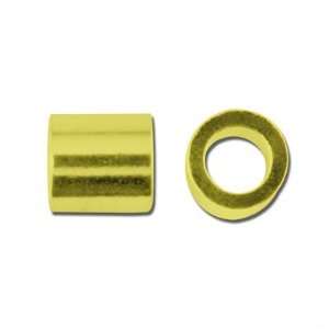  2.5mm Gold Plated Crimp Tubes Arts, Crafts & Sewing