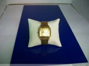 Jewelry display bracelet pillow watch anklet beige bag  