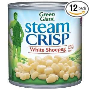 Green Giant Steam Crisp White Shoepeg Corn, 11 Ounce (Pack of 12)