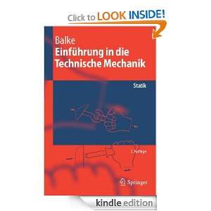 Einführung in die Technische Mechanik: Statik (Springer Lehrbuch 
