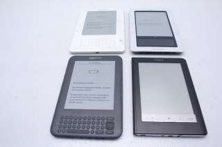 Lot of 15 E Readers Kindle, Nook, Sony  