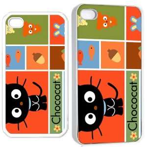  chococat black cat va1 iPhone Hard 4s Case White Cell 