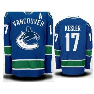 Vancouver canucks AutAuthentic NHL Jerseys Ryan Kesler Home Blue 