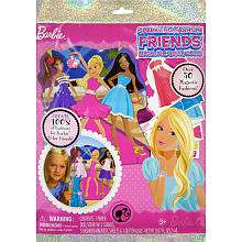 Barbie Sparkling Magnetic Paper Dolls   Tara Toys   