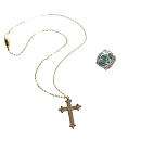 Pirates of the Caribbean Angelica Cross Necklace and Ring   Child Size 