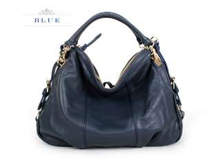   New KOREA GENUINE LEATHER Satchel Handbags Tote Shoulder Bag [B1057