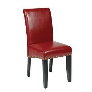    Metro Parson ECO Leather Chair with Nail Heads