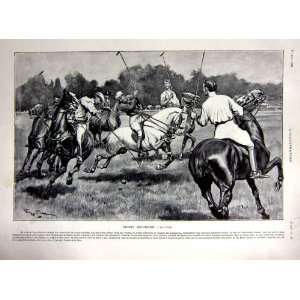    Polo Sport Horse Match French Print 1903 France