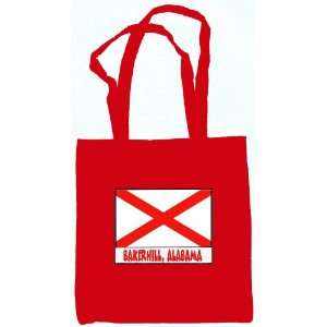 Bakerhill Alabama Souvenir Tote Bag Red: Everything Else