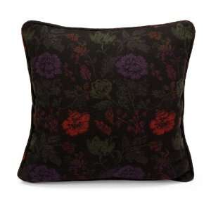   Decorative Pillow with Multi Colored Rose Accents 18 Home & Kitchen