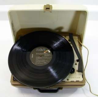   Solid State Portable 4 Speed Victrola Phonograph Record Player  