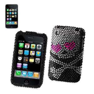  Skull Stone Protector Cover Apple iPhone 3G 3GS: Cell 