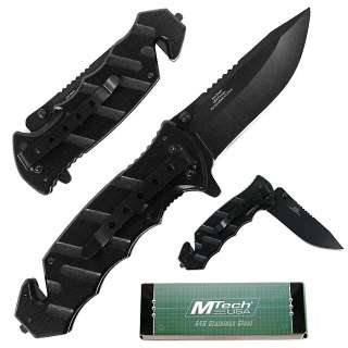   Tactical Rescue Knife   Aluminum Handle 7.8 inch   Stainless Steel