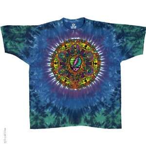 Grateful Dead Celtic Mandala T Shirt (Tie Dye), Medium:  