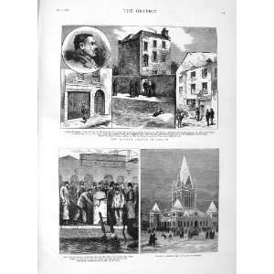  1883 MURDER LEAGUE DUBLIN ICE PALACE CANADA MONTREAL