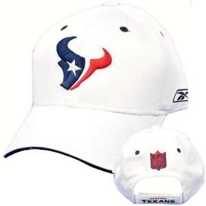  NFL Houston Texans White Blue Red Reebok Velcro Hat Cap 