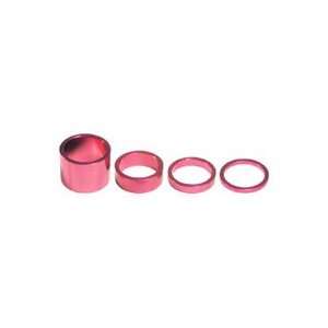 Chris King Headset Spacer Kit 1 Inch Pink Compatible with all headset 