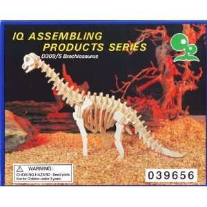   D309/S BRACHIOSAURUS Dinosaur Model Kit, Wood, Balsa Toys & Games