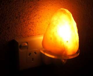 HIMALAYAN SALT CRYSTAL NIGHT LIGHT LAMP ~ ROCK BABIES  