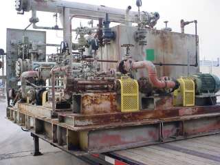   oil skid skid fot lube and seal oil 85 gpm mail lube oil flow 15 gpm