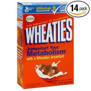 Wheaties Cereal, 15.6 Ounce Boxes (Pack Grocery & Gourmet Food
