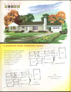 New Modern Ranch Homes plan catalog Estate Supply Freehold NJ 1956 