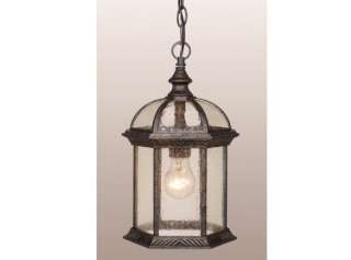 NEW CHATEAU GOLD STONE OUTDOOR HANGING LANTERN VAXCEL FIXTURE LIGHTING 