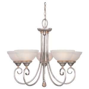 Sea Gull Lighting 3188 61 Five Light Athenia Chandelier with Alabaster 