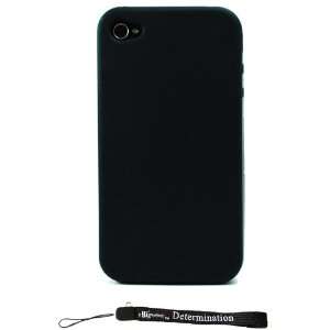 Black Smooth Durable Protective Silicone Skin Cover Case 