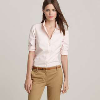 Perfect shirt in pink stripe Thomas Mason® fabric   Suiting Shirts 