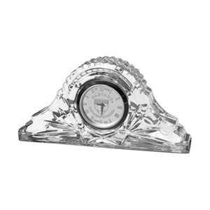 Harvard Business   Crystal Napoleon Clock   Silver