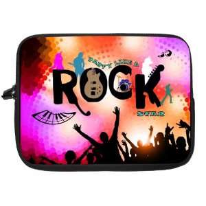 Party Like a Rock Star Laptop Sleeve   Note Book sleeve   Apple iPad 