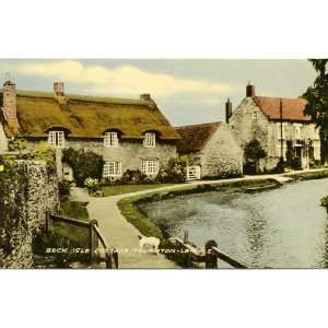 1930s Vintage Postcard Beck Isle Cottage Thornton Le Dale England UK