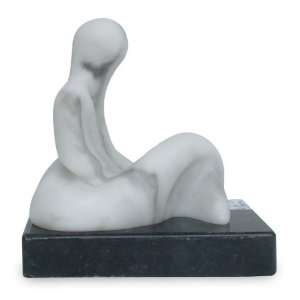  Resin and marble sculpture, A Moment for You