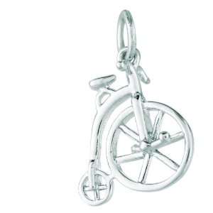  Sterling silver OLD STYLE BICYCLE (Charm) Jewelry