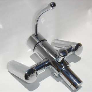 Polished Chrome Roman Bath Clawfoot Tub Faucet  