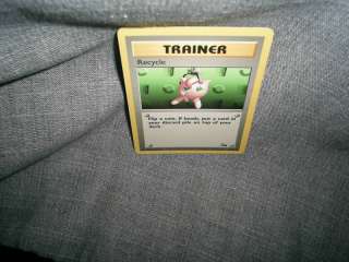 POKEMON TRADING CARD TRAINER RECYCLE   