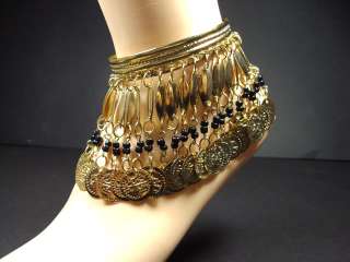 belly dance LUXURY anklet egyptian gypsy tribal ETHNIC hand made new 