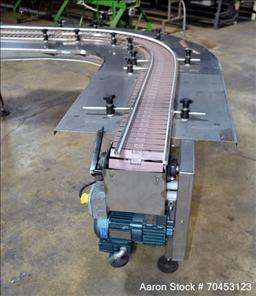 Used  Table Top 90 Degree Belt Conveyor. Approximate 7  