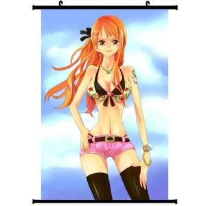  One Piece Anime Wall Scroll Poster Nami(32*47)support 