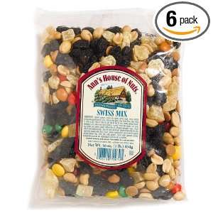 Anns Swiss Mix, 16 Ounce Container (Pack of 6)  Grocery 