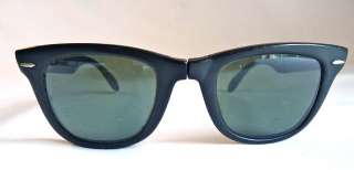  is a very nice pair of Vintage Ray Ban Wayfarer Folding Sunglasses 