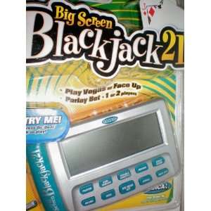   Big Screen Blackjack21    Play Vegas or Face Up    Parlay Bet    1 or