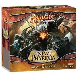 Wizards Of The Coast   Magic  New Phyrexia   Fat Pack  Toys & Games 