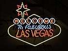   Fabulous Las Vegas 4 Color Promotional USA Neon Bar Light Sign NEW