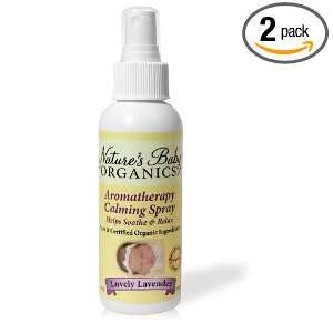 Natures Baby Organics Aromatherapy Calming Spray, Lovely Lavender, 4 